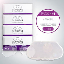 Load image into Gallery viewer, pack 4 + 4 slimlens s