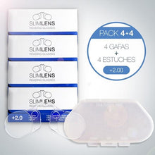 Load image into Gallery viewer, pack 4 + 4 slimlens s